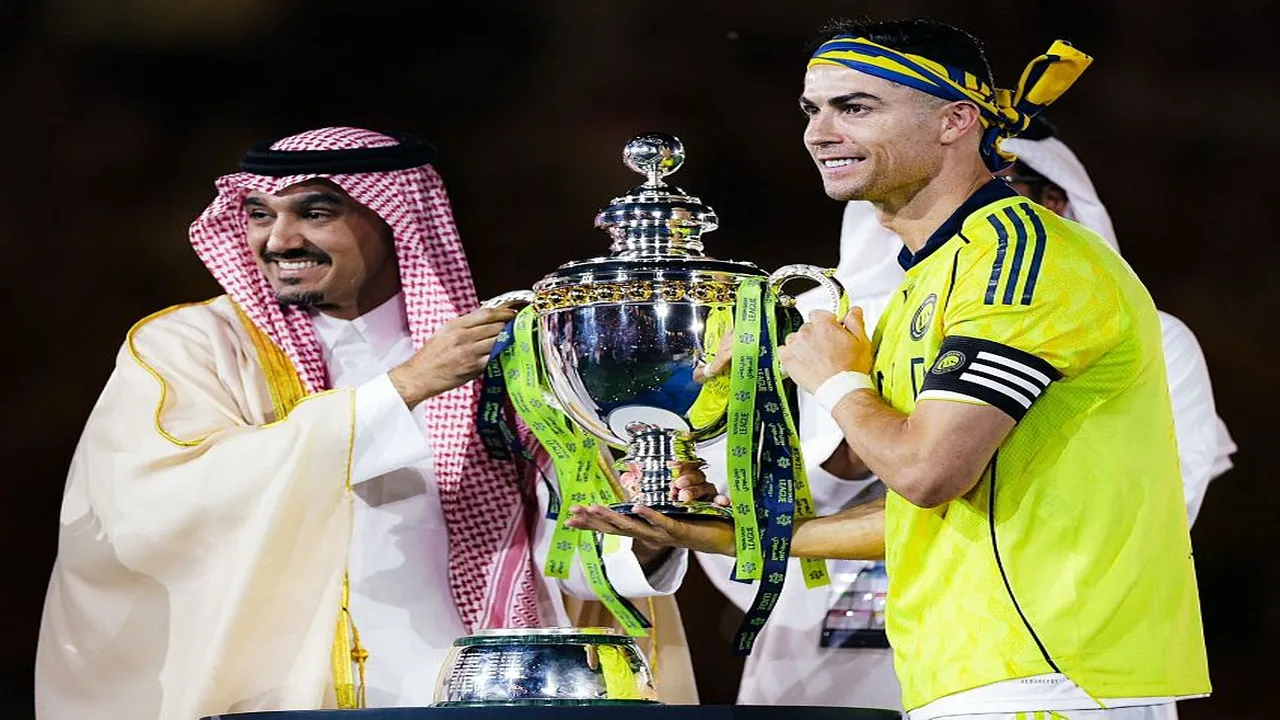 رونالدو يقود النصر للفوز بلقب الدوري السعودي